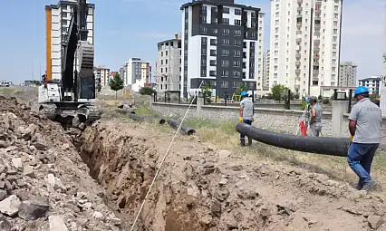 KASKİ'den yeni kanalizasyon şebeke hattı yatırımı