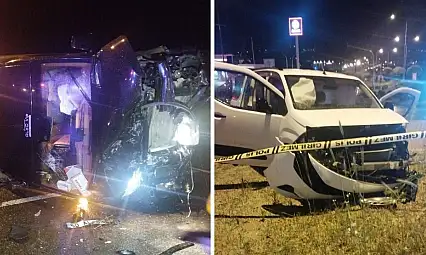 Kavşaktaki çarpışma can aldı! Kadın olay yerinde öldü