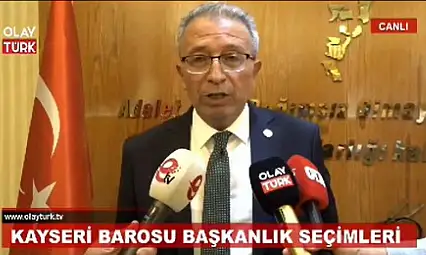 Kayseri Barosu Başkanı Özsoy'dan seçim sonrası ilk açıklama!