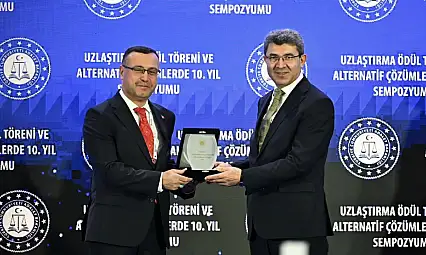 Kayseri Cumhuriyet Başsavcılığına uzlaştırma ödülü