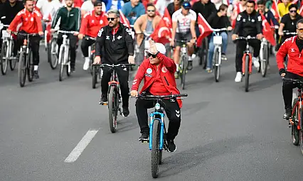 Kayseri 'Cumhuriyetin Gücüyle Pedallladı'