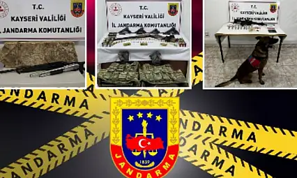 Kayseri'de 230 kilodan fazla uyuşturucu, yüzlerce gözaltı...