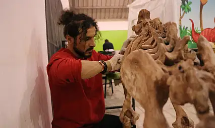 Kayseri'de 7,5 milyon yıllık fosiller 3D yazıcılarla yeniden hayat buluyor