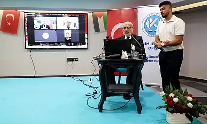Kayseri'de anlamlı buluşma: Gazze'de üniversite olmanın zorlukları anlatıldı!