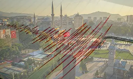 Kayseri'de aynı bölge 2 saat ara ile sallandı!