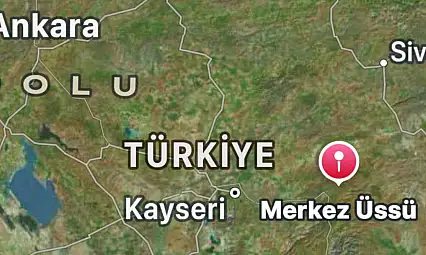 Kayseri'de aynı gün aynı bölgede bir deprem daha