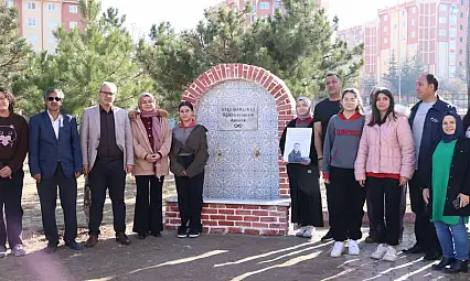 Kayseri'de Ayşe öğretmene 'vefa çeşmesi'