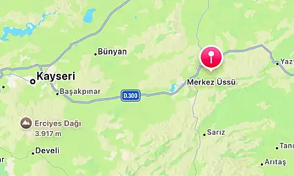 Kayseri'de bir saat arayla iki deprem!