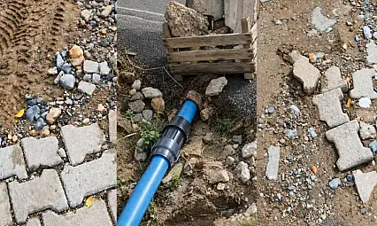 Kayseri'de bozuk yol tepkisi: İlla birinin düşüp sakatlanması mı lazım?