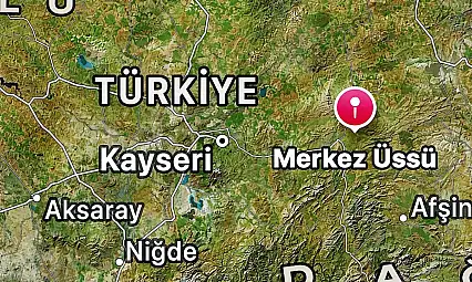 Kayseri'de bugün bir deprem daha