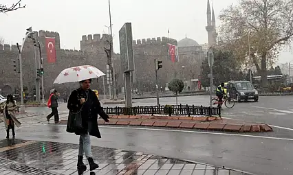 Kayseri'de bugün sağanak yağmur yağacak