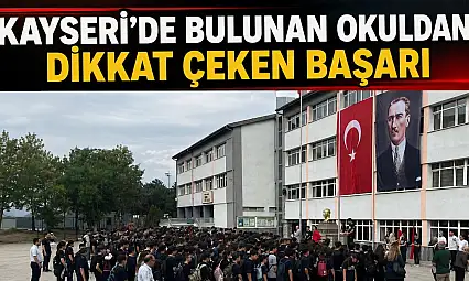 Kayseri'de bulunan tarihi okul YKS'ye damgasını vurdu!