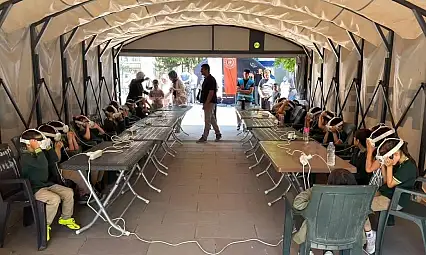 Kayseri'de çocuklar uzayı keşfetti! Bakın ne gördüler?