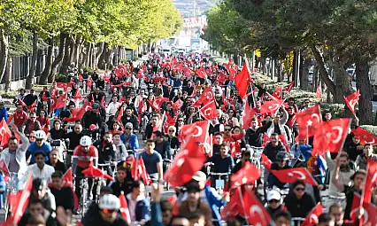 Kayseri'de Cumhuriyet için pedallar çevrilecek