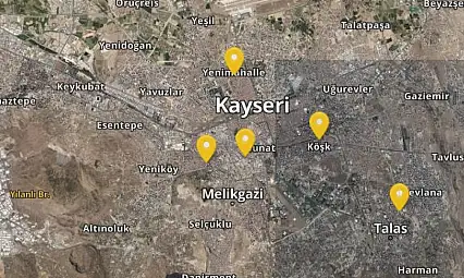 Kayseri'de dengeler değişti! Havanın en kötü olduğu bölge belli oldu