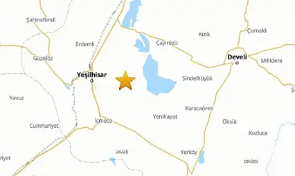 Kayseri'de deprem oldu!