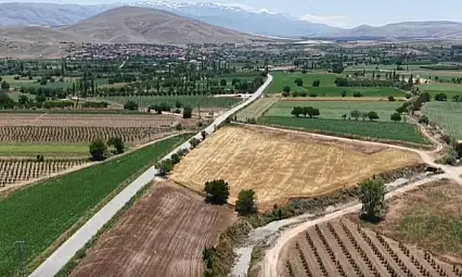 Kayseri'de dere yatağındaki tehlike giderildi