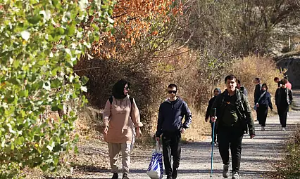 Kayseri'de doğa tutkunları oraya koştu