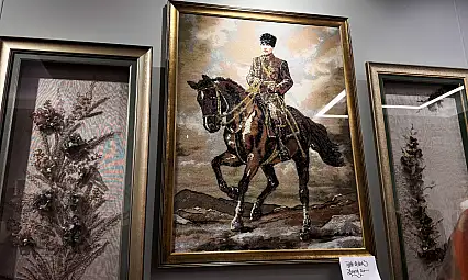 Kayseri'de el emeği göz nuru eserler beğeniye sunuldu