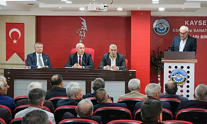 Kayseri'de esnafın geleceği masaya yatırıldı