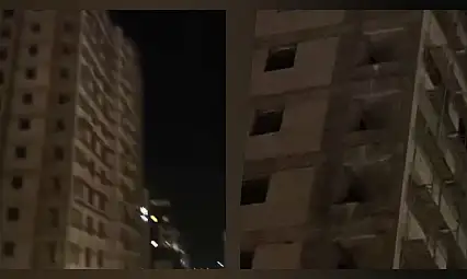 Kayseri'de gece yarısı inşaat halindeki binada görülen kadın polisi alarma geçirdi