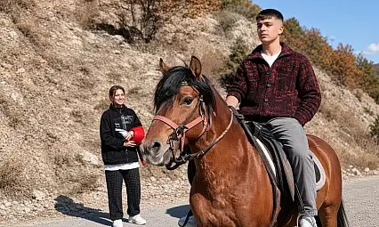 Kayseri'de gönüllüler Ortaseki Ormanları'nda Cumhuriyet coşkusunu yaşadı