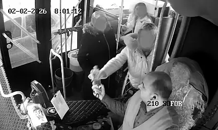 Kayseri'de halk otobüsünde korku dolu anlar! İşte o görüntüler ortaya çıktı