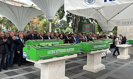 Kayseri'de hüzünlü veda! Ali İhsan Alçı toprağa verildi