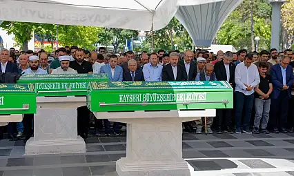 Kayseri'de Mustafa Şükrü Arslan son yolculuğuna uğurlandı!