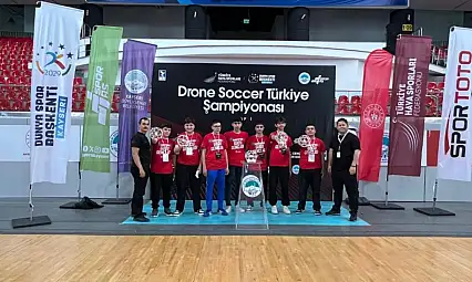 Kayseri'de nefes kesen Drone Soccer şampiyonası