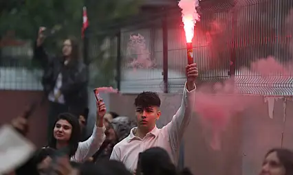 Kayseri'de öğrencileri 29 Ekim'i kutlamaya başladı!