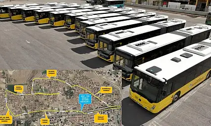 Kayseri'de otobüs güzergah ve seferleri değişti!