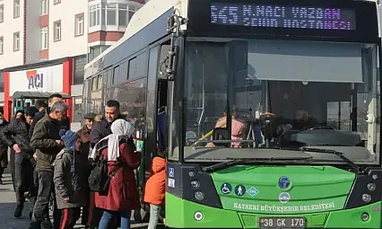 Kayseri'de otobüs saatleri değişti! İşte o hatlar