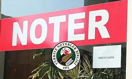 Kayseri'de Pazar günü noter işi olanlar dikkat! (23 Ağustos Pazar)