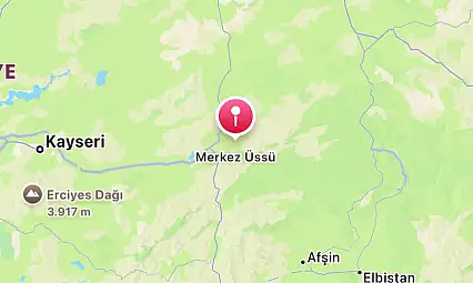 Kayseri'de peş peşe depremler! Gece 3 kez sallandı