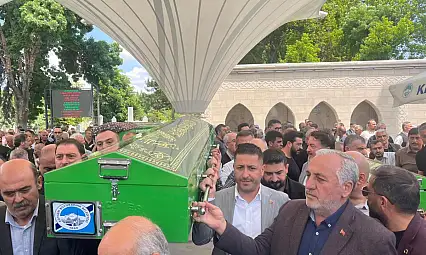 Kayseri'de şehit babasına son görev