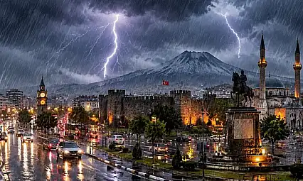 Kayseri'de şemsiyeleri hazırlayın! Yağışlar hangi gün etkili olacak?