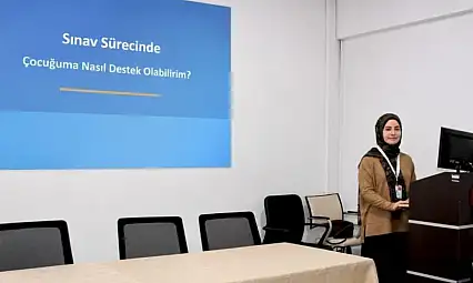 Kayseri'de sınav kaygısına son: Eğitim verildi!
