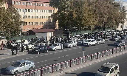 Kayseri'de sınavı dakikalar ile kaçırdı!