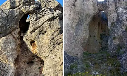 Kayseri'de tarihe damga vuran mağara! Eşkıyalar tarafından kullanıldı