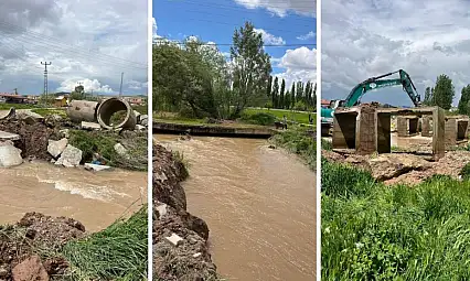 Kayseri'de taşkın! Ekipler harekete geçti