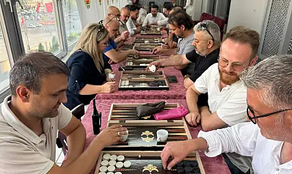 Kayseri'de tavla turnuvası düzenlendi!