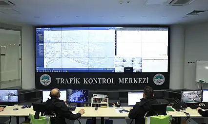 Kayseri'de trafik bu merkezden yönetiliyor