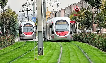 Kayseri'de tramvaya binenler dikkat!