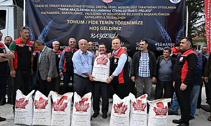 Kayseri'de ücretsiz 33 bin kilo dağıtıldı