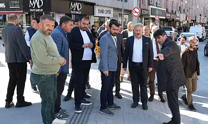 Kayseri'de yayalar için iki caddede çalışma yürütülüyor