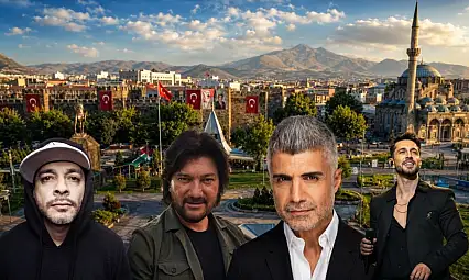 Kayseri'de yıldızlar geçidi: Ünlü isimler ücretsiz festival için gelecek!