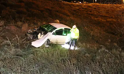 Kayseri'de yürekleri ağza getiren kaza: 50 metrelik uçuruma düştü