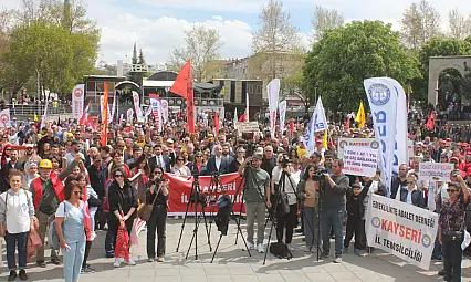 Kayseri'deki 1 Mayıs kutlamalarında neler yaşandı