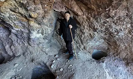 Kayseri'deki dev Güherçile kaynağı! Bakın neler için kullanılıyor?